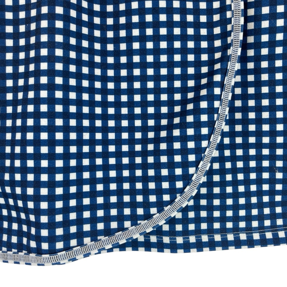T by Talbots “On The Move” Wrap Skort Gingham Plaid Athleisure UPF 50+ Sz L - Picture 7 of 11